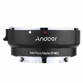 Adapter bagnetowy Andoer AF EF-NEXII Sony NEX E Canon EF widok z przodu