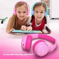 Bezprzewodowe słuchawki dla dzieci z mikrofonem GORSUN widok zastosowania