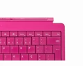 Doczepiana klawiatura Surface Type Cover 2 AZERTY różowa widok z blsika