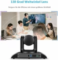 Kamera konferencyjna wideokonferennje Tenveo VHD1080 Pro FHD 138st widok szerokiego kąta
