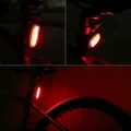 Lampka rowerowa z akumulatorem mocna wiązka światła Aglaia LT-BL14 widok w nocy