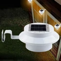 Oświetlenie ogrodzeniowe Minidiva Solar Zaun BLE0127-1-IY 3 LED widok w praktyce