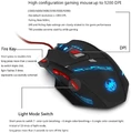 Przewodowa optyczna mysz gamingowa Zelotes T90 USB widok drugiego opisu