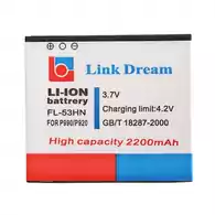 Bateria zamienna do telefonu Link Dream FL-53HN 2200 mAh widok z przodu