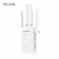 Bezprzewodowy wzmacniacz sygnału WiFi repeater Pix-Link LV-WR09 widok z boku