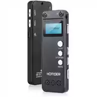 Cyfrowy dyktafon profesjonalny Homder aktywowany głosem 8GB USB MP3 HD