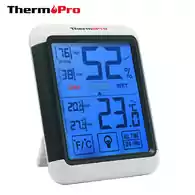 Cyfrowy termometr pokojowy ThermoPro TP-55 Higrometr widok z przodu
