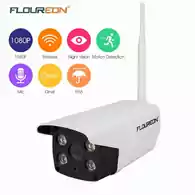 Kamera monitoringu IP Floureon 1080P HD WLAN SD WiFi widok z przodu.