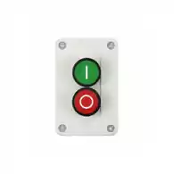 Kaseta sterownicza 2-przyciskowa 0-1 czerwony zielony ZB2-BE101C