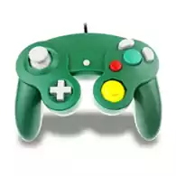 Kontroler pad do Nintendo TechKen Gamecube Wii zielony