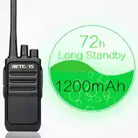 Krótkofalówka mini walkie talkie Retevis RT617 VOX czarna