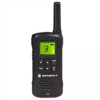 Krótkofalówka walkie talkie Motorola TLKR T60 czarny widok z przodu.