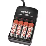 Ładowarka baterii do ogniw Arcas ARC-2009 NiCd NiMH AAA AA widok  z przodu