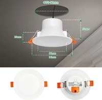 Lampa sufitowa wpuszczana LED reflektor 8W ENUOTEK EN-D001-03