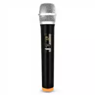 Mikrofon bezprzewodowym do wzmacniacza karaoke UHF AUX pom. widok z przodu