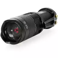 Mini latarka Make the One IR-850-3W-AA 850Nm noktowizor widok z przodu
