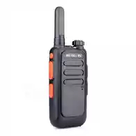 Mini walkie talkie krótkofalówka Retevis RT669 USB VOX widok z przodu.
