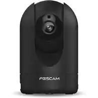 Niania elektroniczna IP Foscam R2 1080P FHD WiFi czarny widok z przodu.