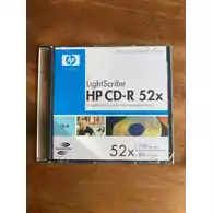 Płyta kompaktowa CD HP Invent CD-R 52x w opakowaniu widok z przodu.