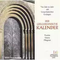 Płyta kompaktowa Der Gregorianische Kalender CD widok z przodu.