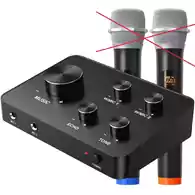 Profesjonalny przenośny mikser audio karaoke UHF, HDMI i AUX In/Out