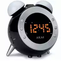 Radziobudzik z cyfrową projekcją czasu FM/AM Akai AR280P