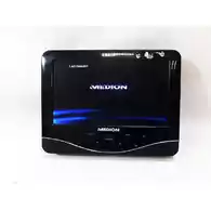 Samochodowy przenośny DVD monitor 7" Medion MD 84106 LCD widok z przodu.