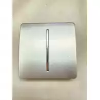 Włącznik światła pojedynczy łącznik szary srebrny