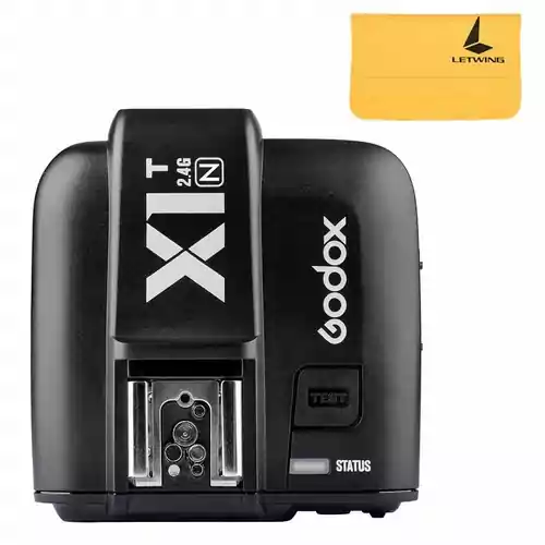 Bezprzewodowy nadajnik lampy błyskowej flash Godox X1T-N Nikon widok z góry