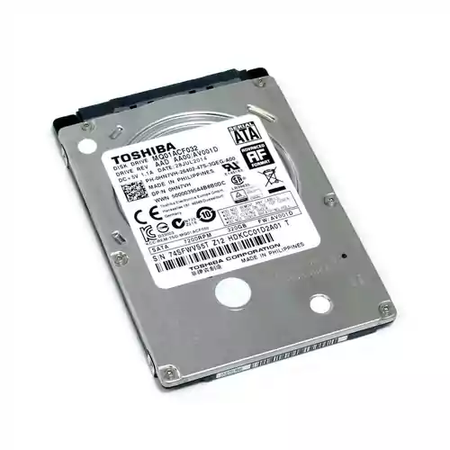 Dysk HDD Toshiba MQ01ACF032 320 GB 2.5" SATA III widok z przodu