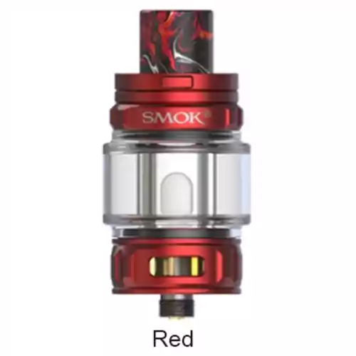 E-papieros atomizer SMOK TFV18 7,5ml Tank Red widok z przodu.