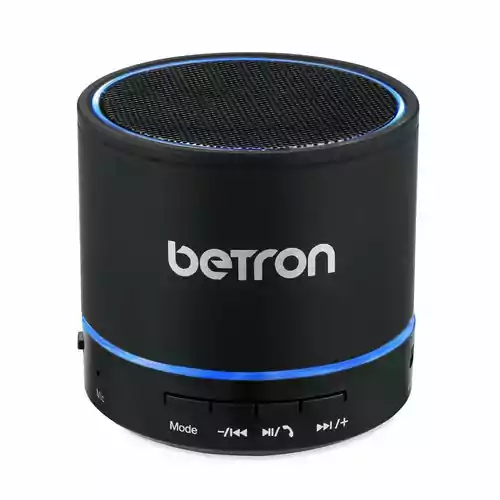Głośnik bezprzewodowy bluetooth Betron KBS08 600mA widok z podświetleniem 