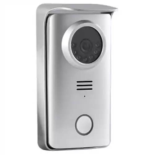Kamera dzwonek do wideodomofonu domofonu drzwi Lermom C70 widok z przodu.