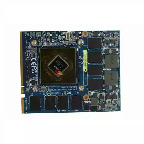Karta graficzna do laptopa Asus G71G MN9800M G94-705-B1 widok z przodu.