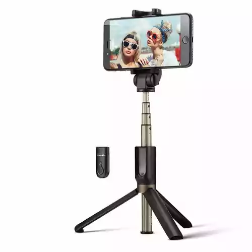 Statyw kijek selfie stick tripod BLITZWOLF BW-BS3 widok z przodu
