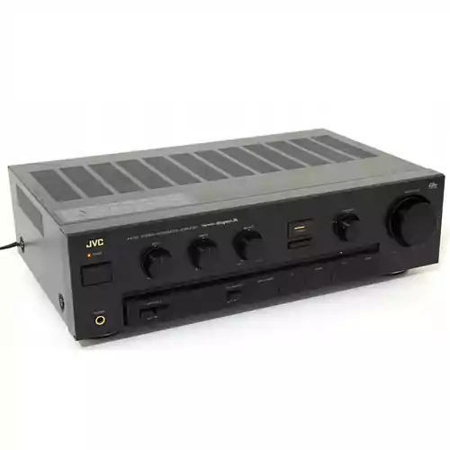 Wzmacniacz stereo JVC AX-311 amplifier widok z przodu.