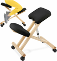 4FIZJO PURE klękosiad ergonomiczny z regulacją wysokości – czarny