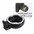 Adapter AF Canon EOS EF EFS - Micro M4/3 autofocus widok z boku
