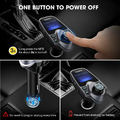 Adapter radia samochodowego z ładowarką VicTsing BH267A bluetooth widok montażu