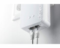 Adapter sieciowy PLC Devolo dLAN 1200 Plus Wi-Fi AC PowerLine widok z kablami