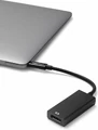 Adapter USB 3.1 typu C na DisplayPort AmazonBasics widok z laptopem