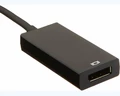 Adapter USB 3.1 typu C na DisplayPort AmazonBasics  widok z lewej strony