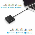 Adapter USB USB-C czytnik kart SD microSD TRUSDA widok systemów operacyjnych