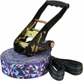 ALPIDEX Slackline 15 m z napinaczem - taśma do balansowania – zdjęcie 2