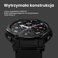 Amazfit T-Rex 3 Pro 48mm – smartwatch tytanowy, latarka, GPS dual-band, czarny – zdjęcie 3
