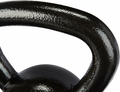 Amazon Basics Kettlebell żeliwny 16 kg - hantla kulowa czarna – zdjęcie 2