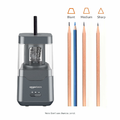 Amazon Basics Temperówka elektryczna przenośna, czarna, zasilanie bateryjne/USB