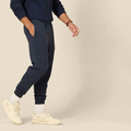 Amazon Essentials – spodnie dresowe joggery, granatowe – zdjęcie 3