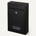 AmazonBasics Skrzynka na listy zamykana, stal ocynkowana, czarna – zdjęcie 5