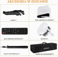 Andoer Zestaw oświetleniowy LED 85 W - softbox 50x70 cm z pilotem – zdjęcie 7